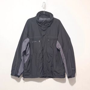 Columbia Men's Performance Jacket in Black Waterproof Utility SzXL